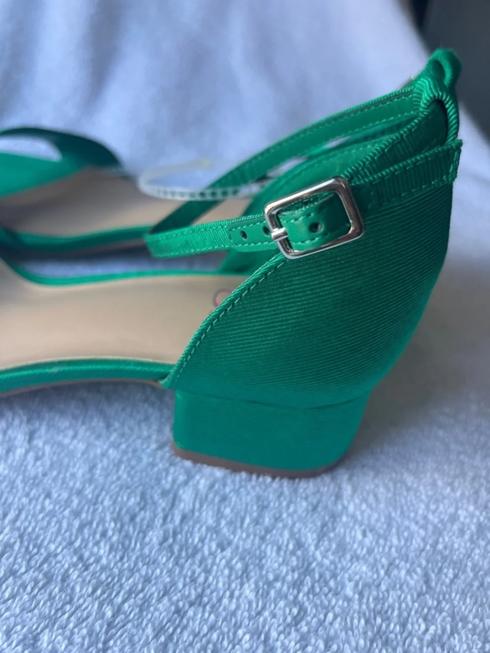 GB girls Emerald Green Ankle-Strap Open-Toe Sandals
